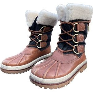 Tory Burch Shearling Duck Boots